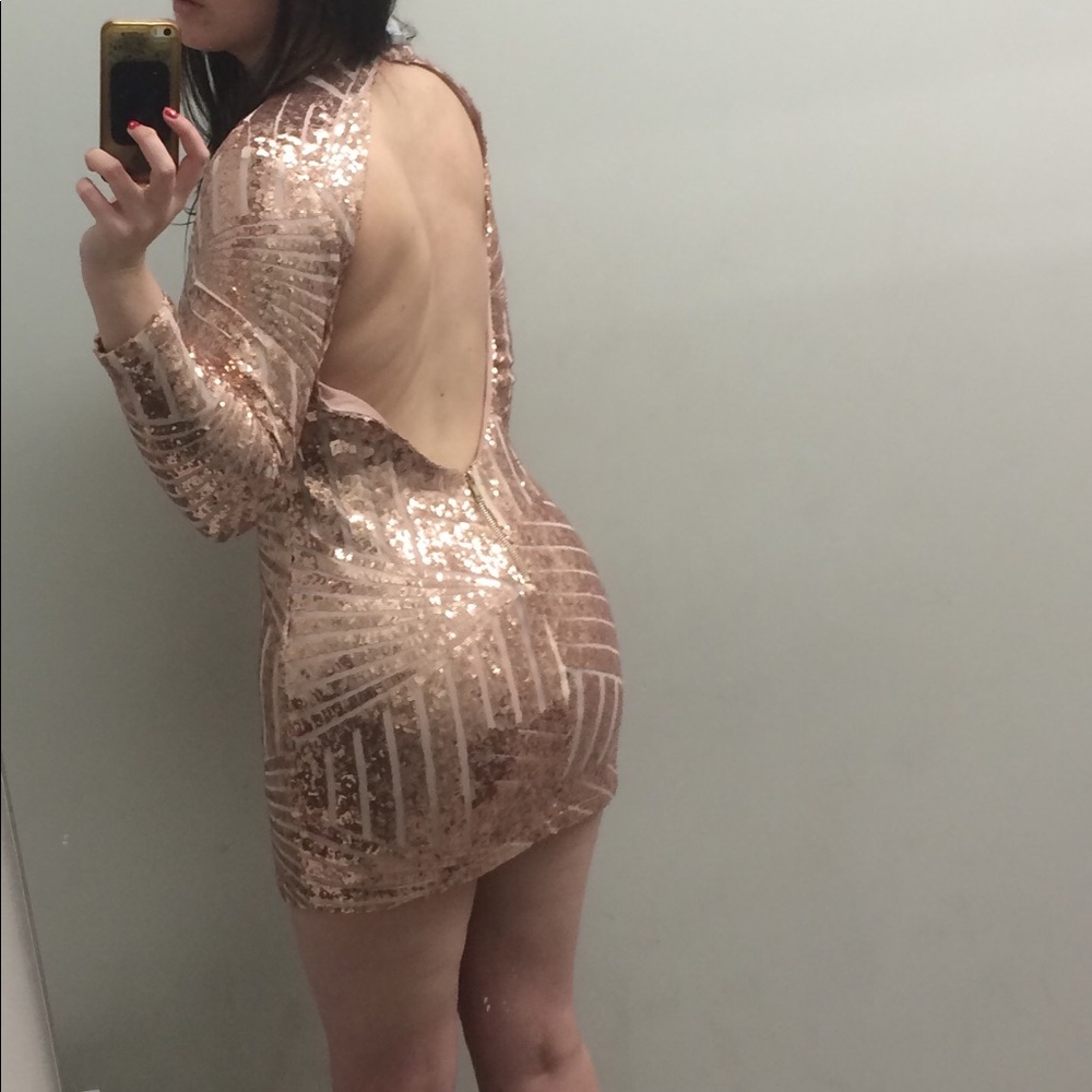 Sequin mini dress